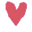 A looping animation of a small love heart bouncing up and down